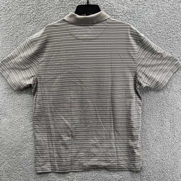 Nike Golf Tiger Woods Collection Fit DRY Mens Golf Polo Shirt Size XL Striped - Picture 7 of 10